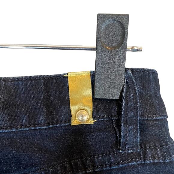 LC Lauren Conrad Dark Blue Straight Classic Denim Jeans Women Sz 6 - Picture 8 of 9